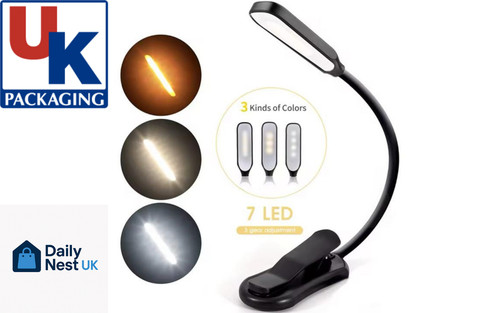Clip led book - clip-on,