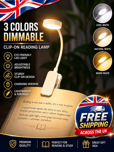 Book light led clip reading - book, clip-on
