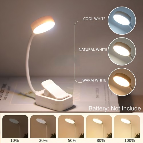 Led clip reading book light - book,