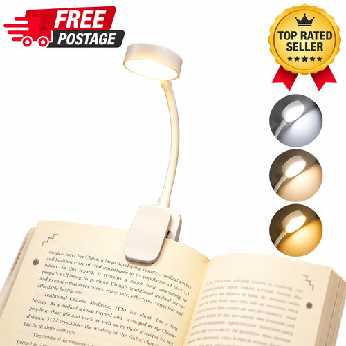Mini clip book light - clip, on