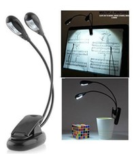 Dual Arms Clip on LED Lamp for
