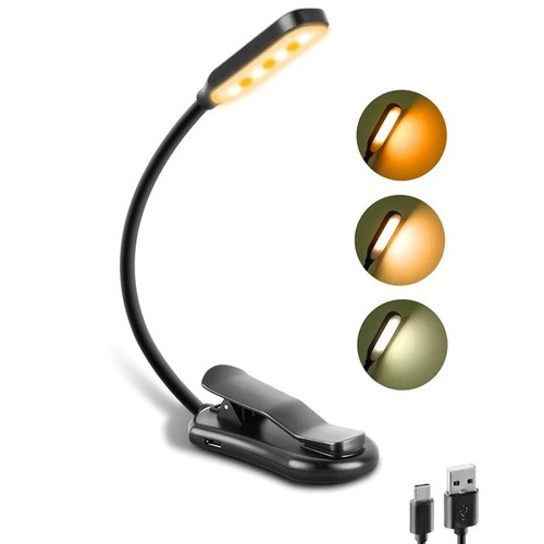 Rechargeable clip amber led - on,
