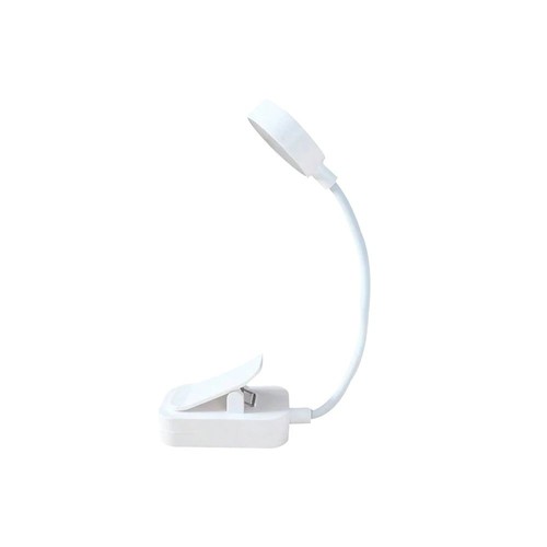 Led clip book light battery - clip, on
