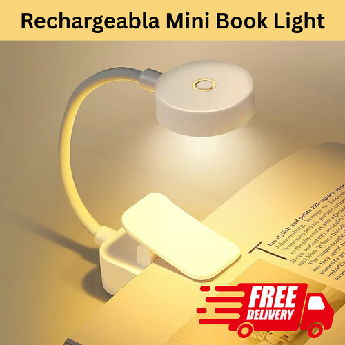 Mini clip book lamp - clip,
