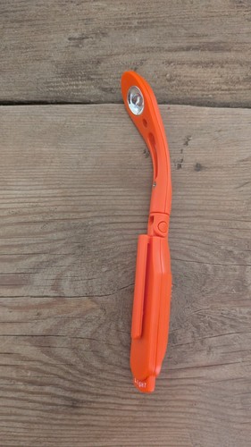Orange led clip - orange, clip-on