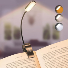 LED Book Light Clip-On 3 Modes