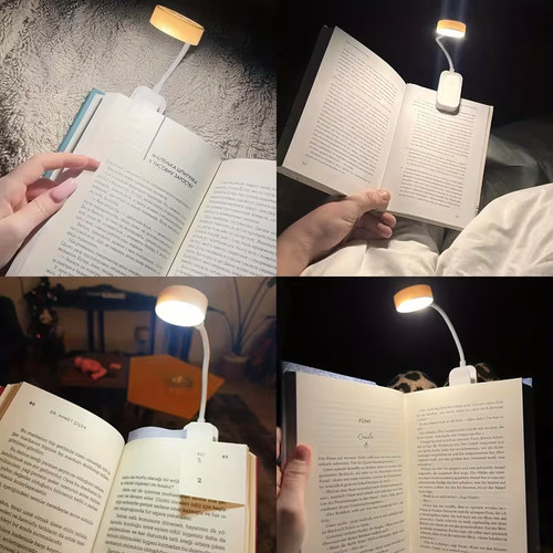 Clip book light battery - clip, on
