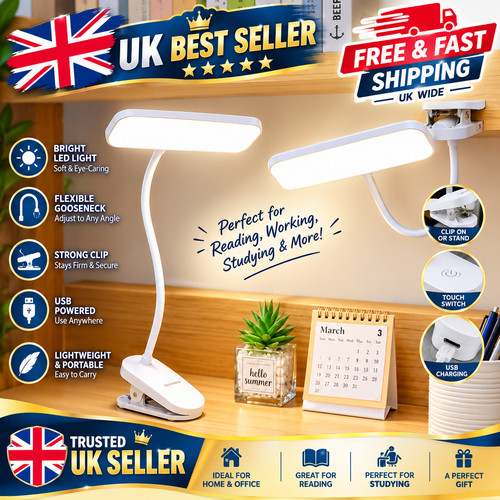 Led usb rechargeable clamp - led,