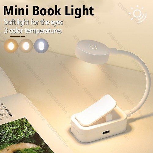 Book light led clip - book,