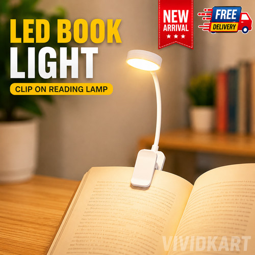 Led book light - book, on