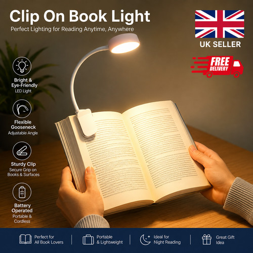 Book light led - book,